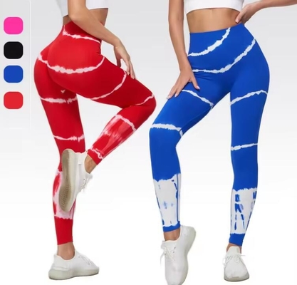 kupować Yoga Activewear bezszwowe plus size Custom wydrukowane leggings krawaty barwione podnoszenie tyłka online manufacture