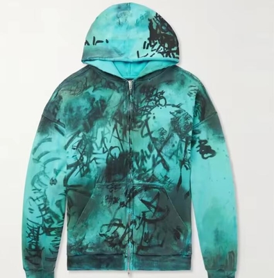 kupować Graffiti Print Zbyt duży, zdenerwowany, rozdarty bluzka z kapeluszem. online manufacture