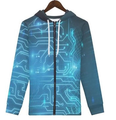 kupować Niezwykle ciepła, nadmiarowa, graficzna bluzka z kapeluszem, 100% bawełniana, zmywana w kwasie, z zębami, z kapeluszem. online manufacture