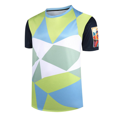 kupować Niestandardowa Sublimacja Szybkie suszenie T-shirt z krótkimi rękawami Konkurencja sportowa Okrągła szyja Górna cyfrowa drukowanie Podarunek kulturalny Koszulka T-shirt online manufacture