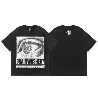 kupować T-shirt graficzny dla mężczyzn Unisex bawełniany T-shirt z dużymi rozmiarami Krótkie rękawy Vintage Street Casual T-shirt Tops online manufacture