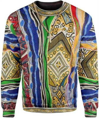 kupować Sweter Drukowany 3D Sweter wersja krzyżowa dla mężczyzn online manufacture