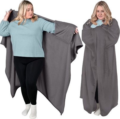 Cape Cozy Throw Plush Oversized Kapturkowane koce Kapturkowane koce TV
