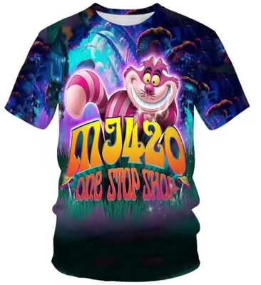 T-shirty z sublimacją 100% poliestrowe do maratonu