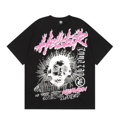 Ogromne T-shirty Unisex Graffiti Stylowane Drukowanie Casual T-shirty Streetwear Vintage Summer Tops T-shirty