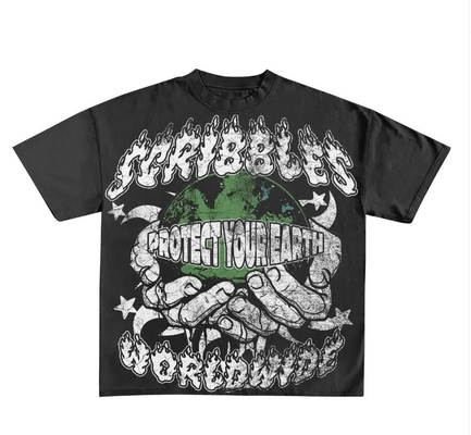 Hip Hop Krótkie rękawy T-shirty męskie